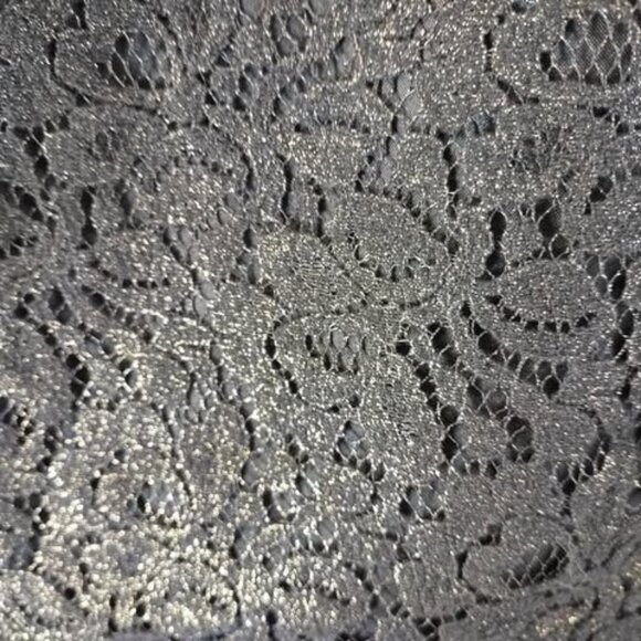 Jaclyn Smith Womens L Black Lace Pencil Skirt Lined Zip Stretch Dressy Vintage - Picture 5 of 11